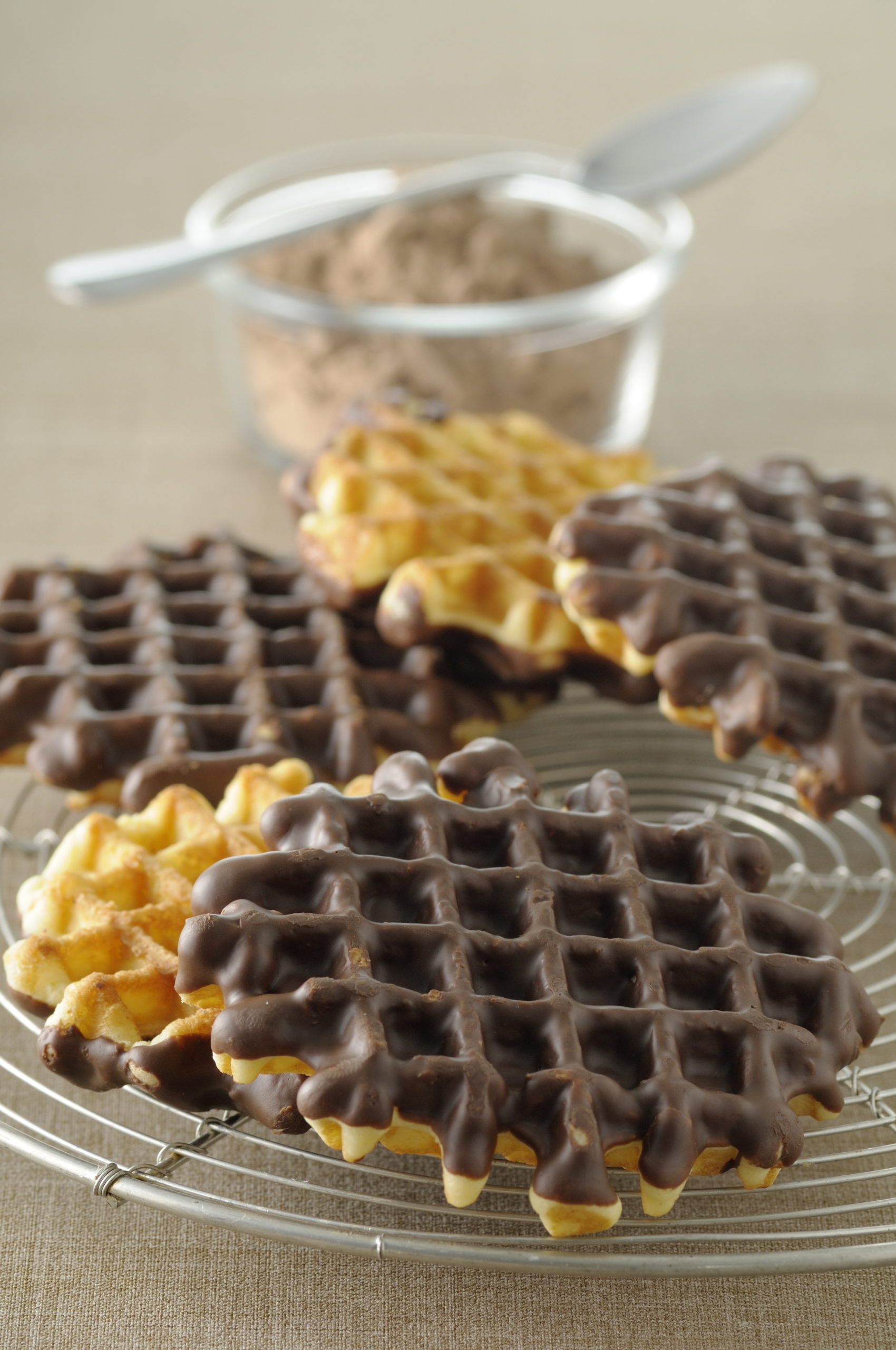 Gaufres chocolatées