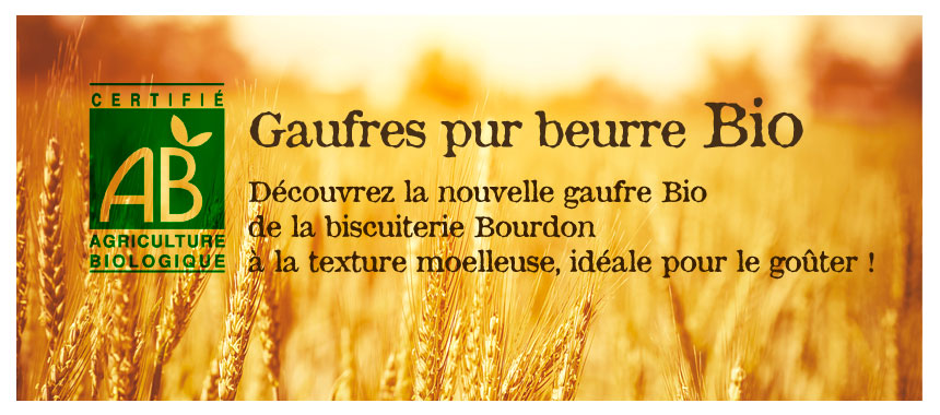 Gaufres pur beurre Bio